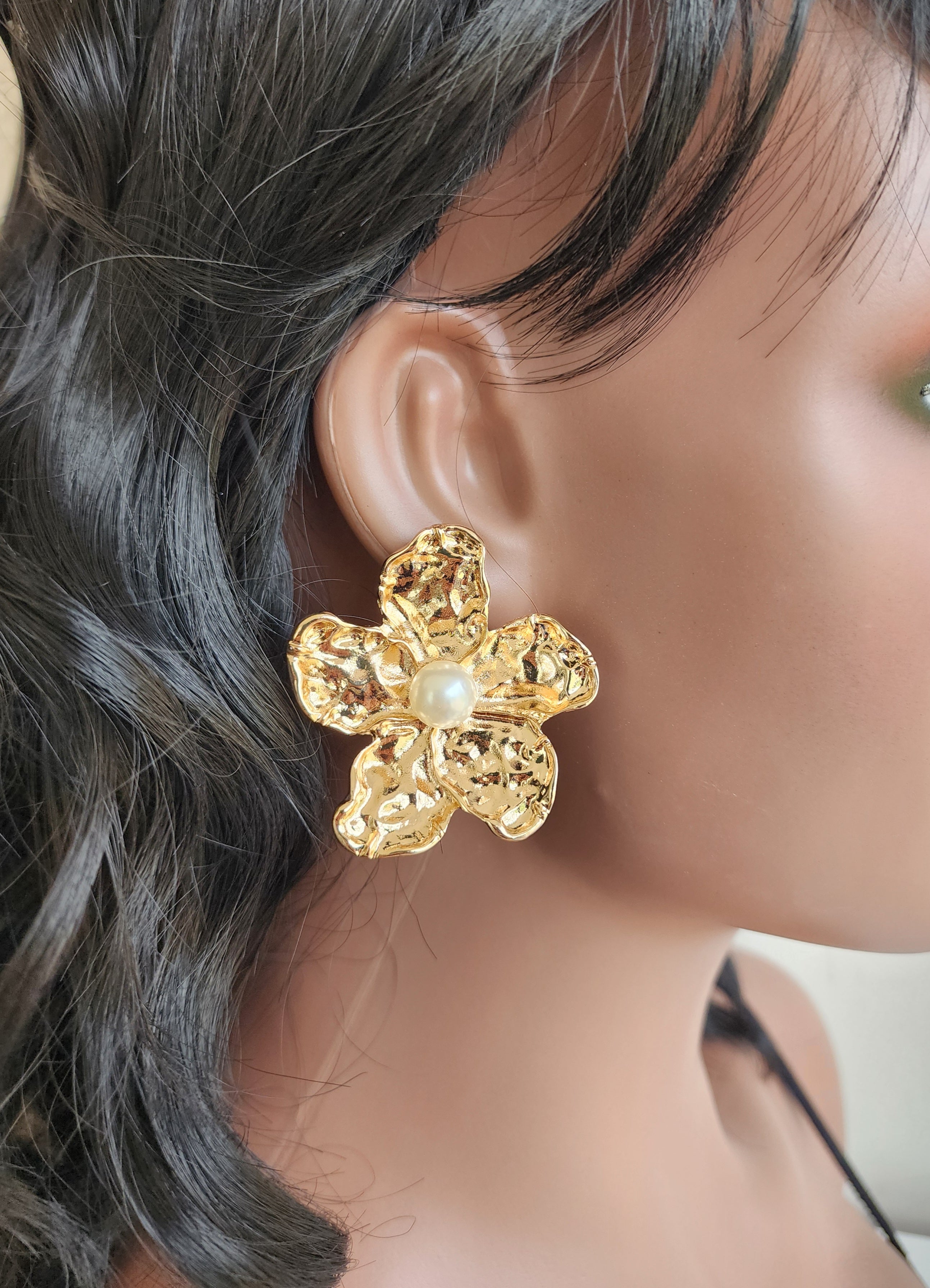 Boucles d oreilles fleurs