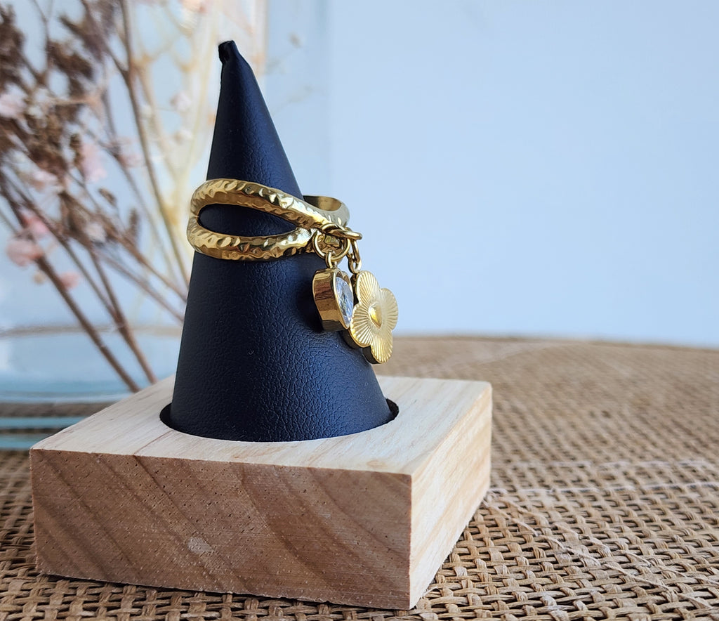 Bague ajustable breloques