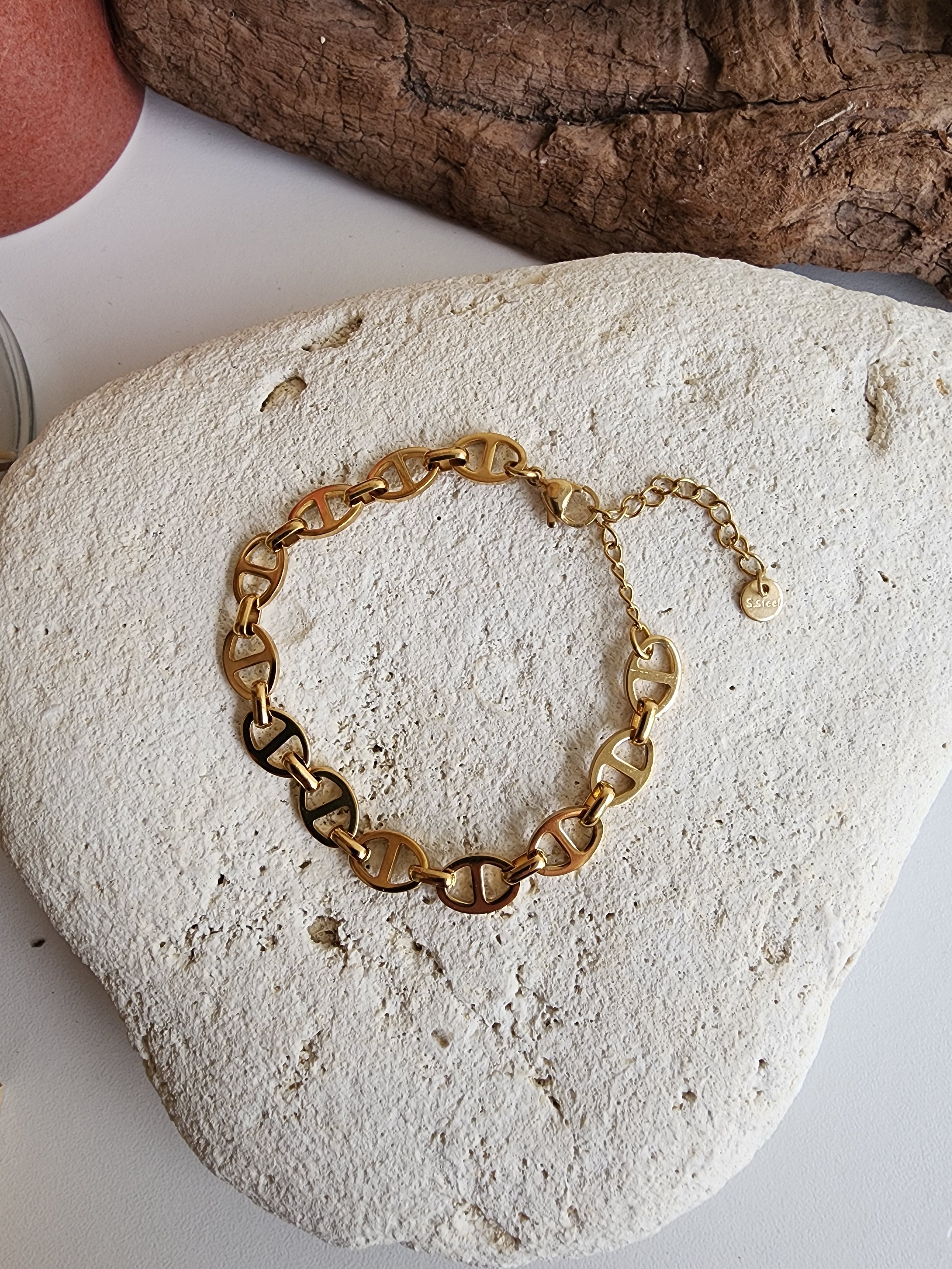 Bracelet maille marine