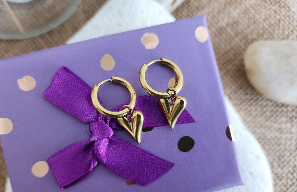 Boucles d oreilles cœurs