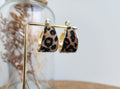 Boucles d oreilles imprimées léopard