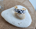 Bracelet jonc motifs imprimé "vachette "