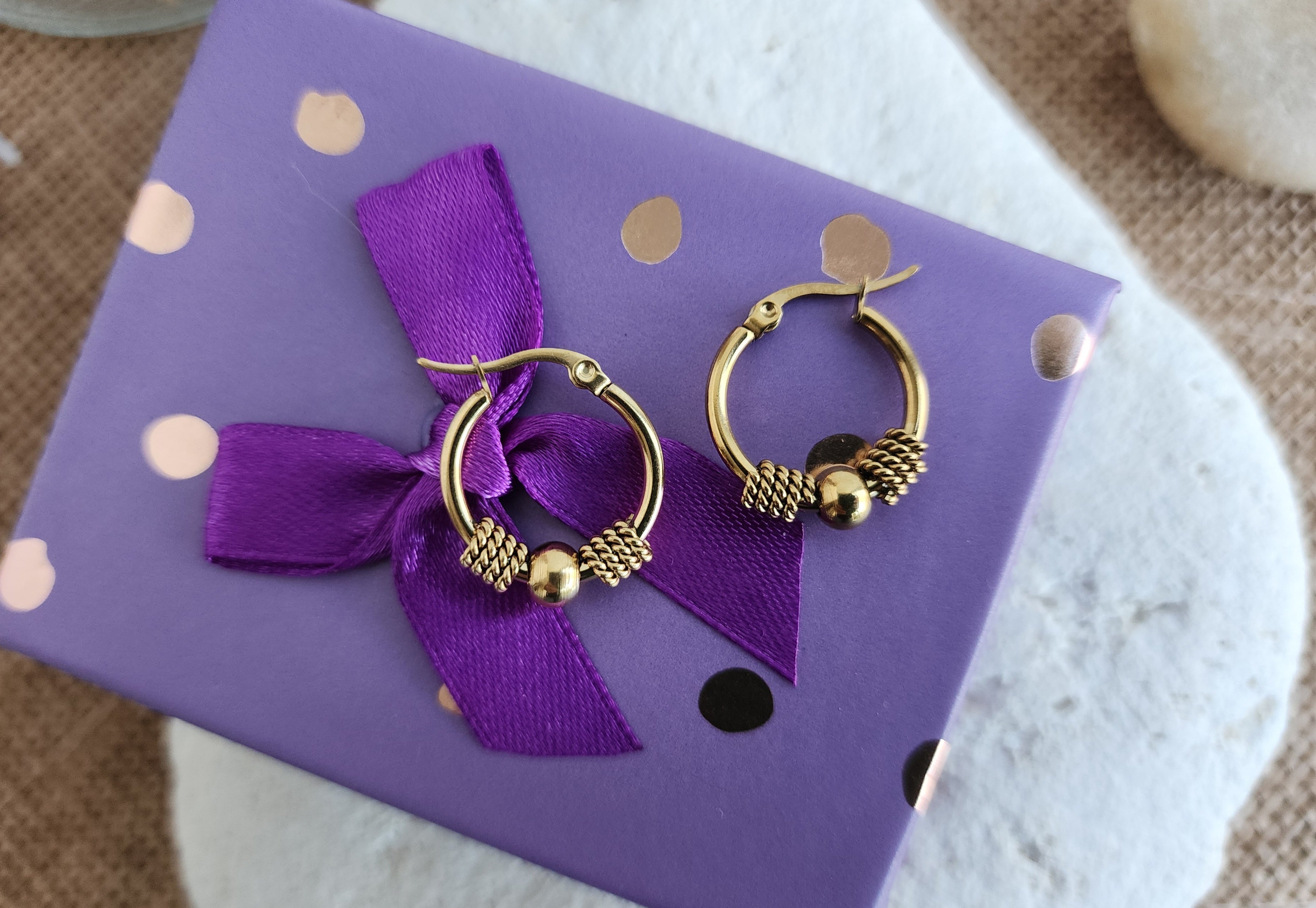 Boucles d'oreilles créoles