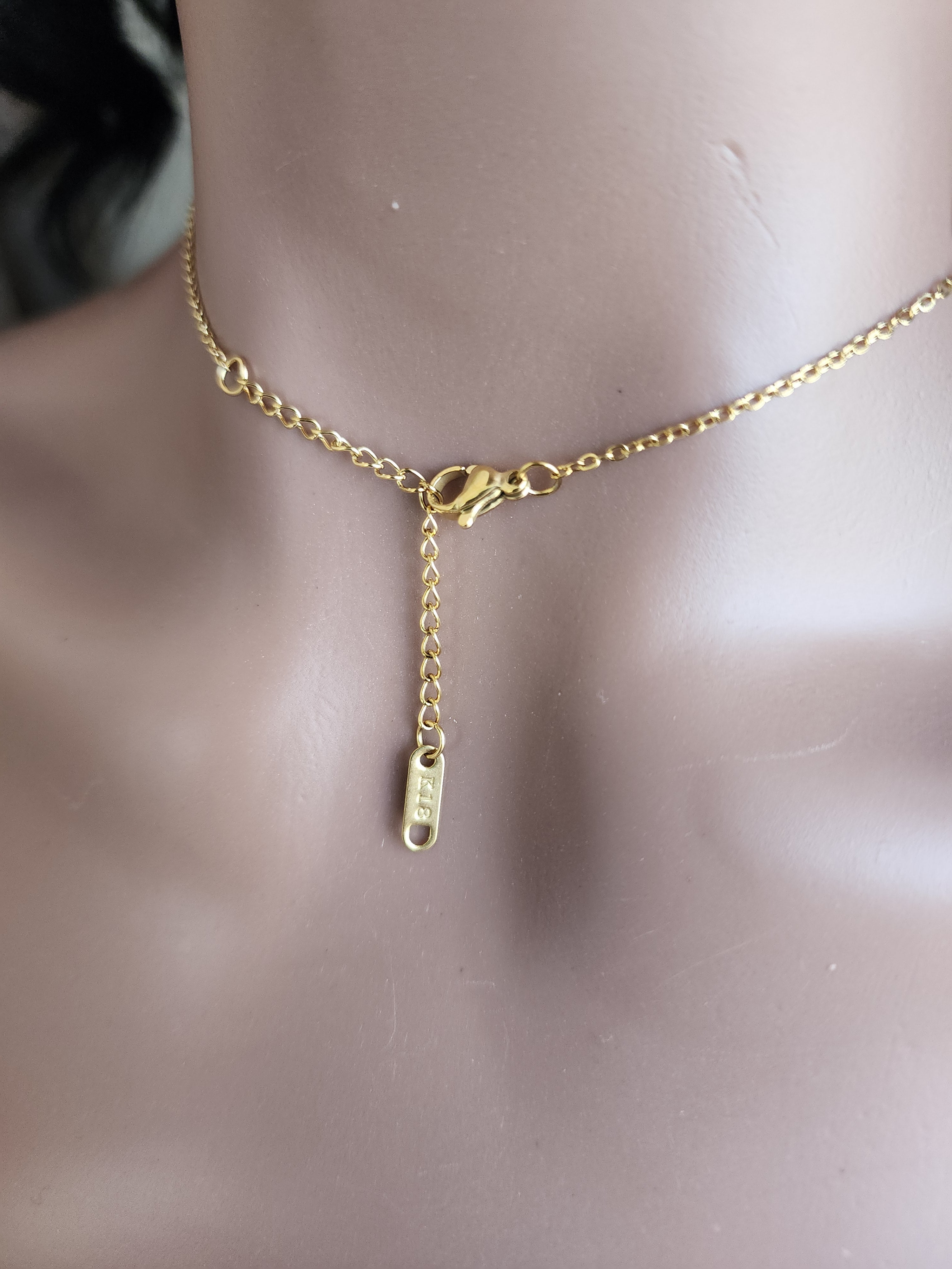 Collier pendentif étoile de mer strass