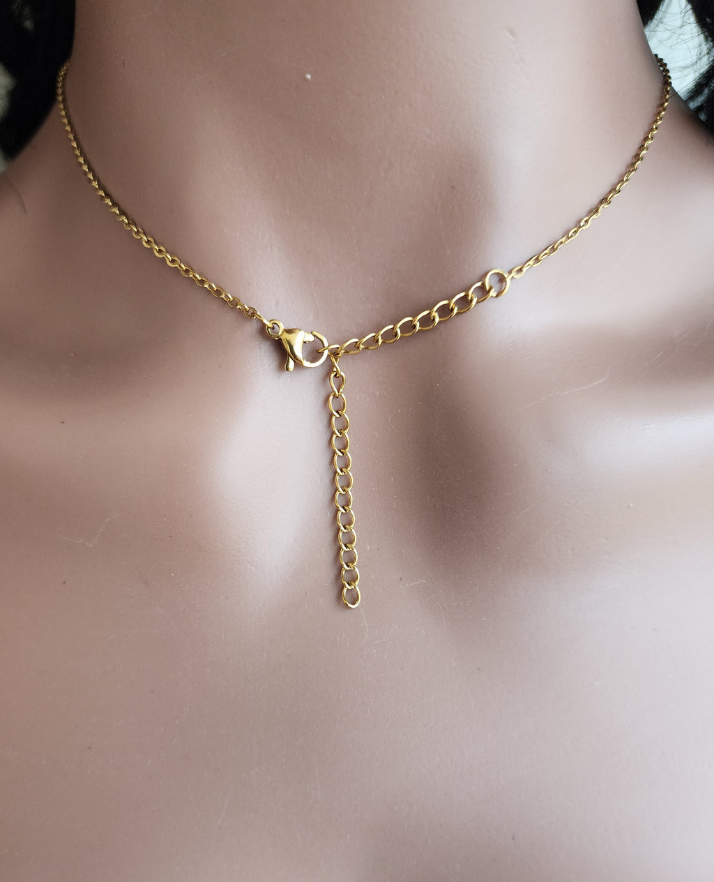 Collier Y trèfles et diamants