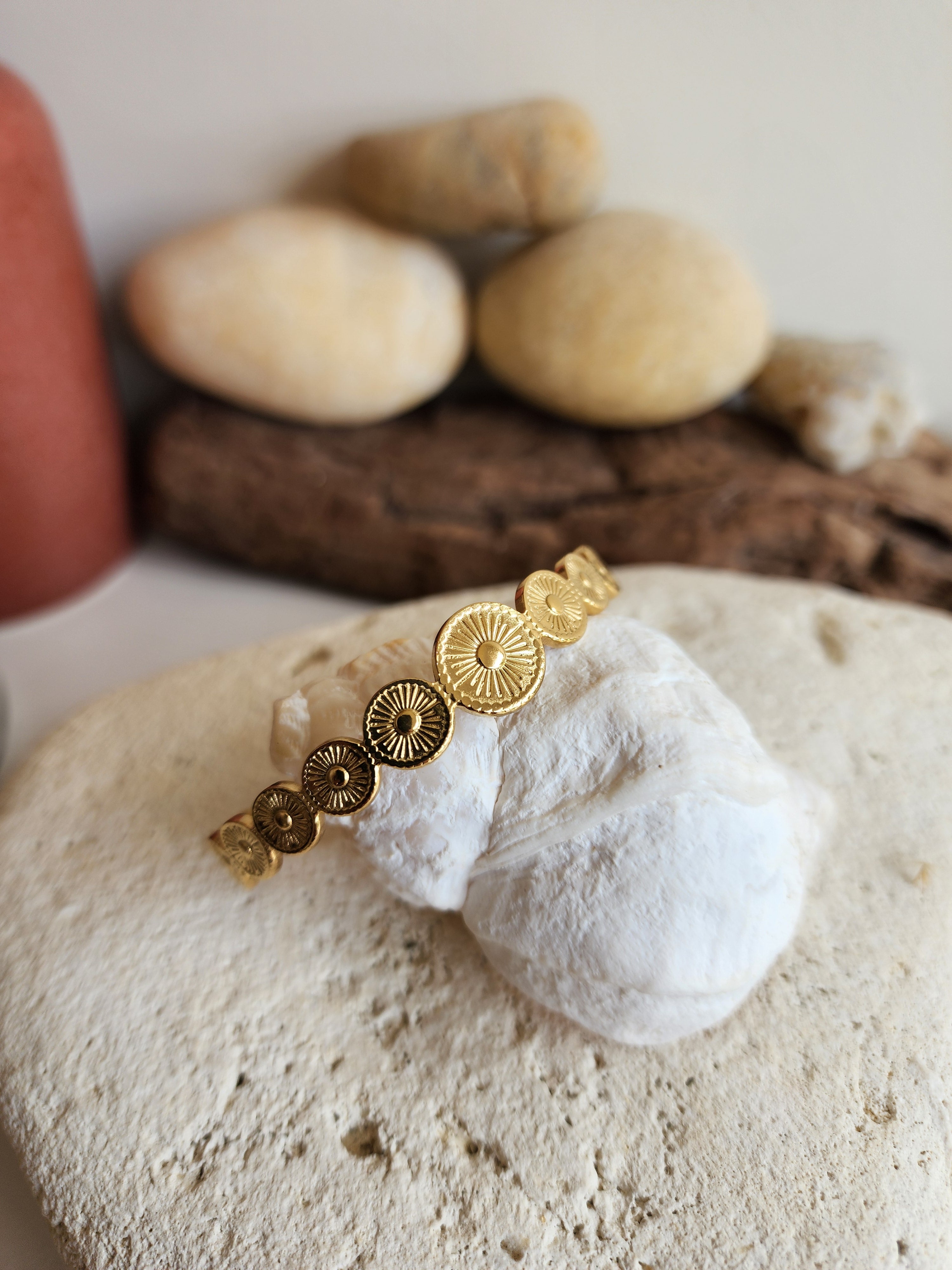 Bracelet jonc ajustable