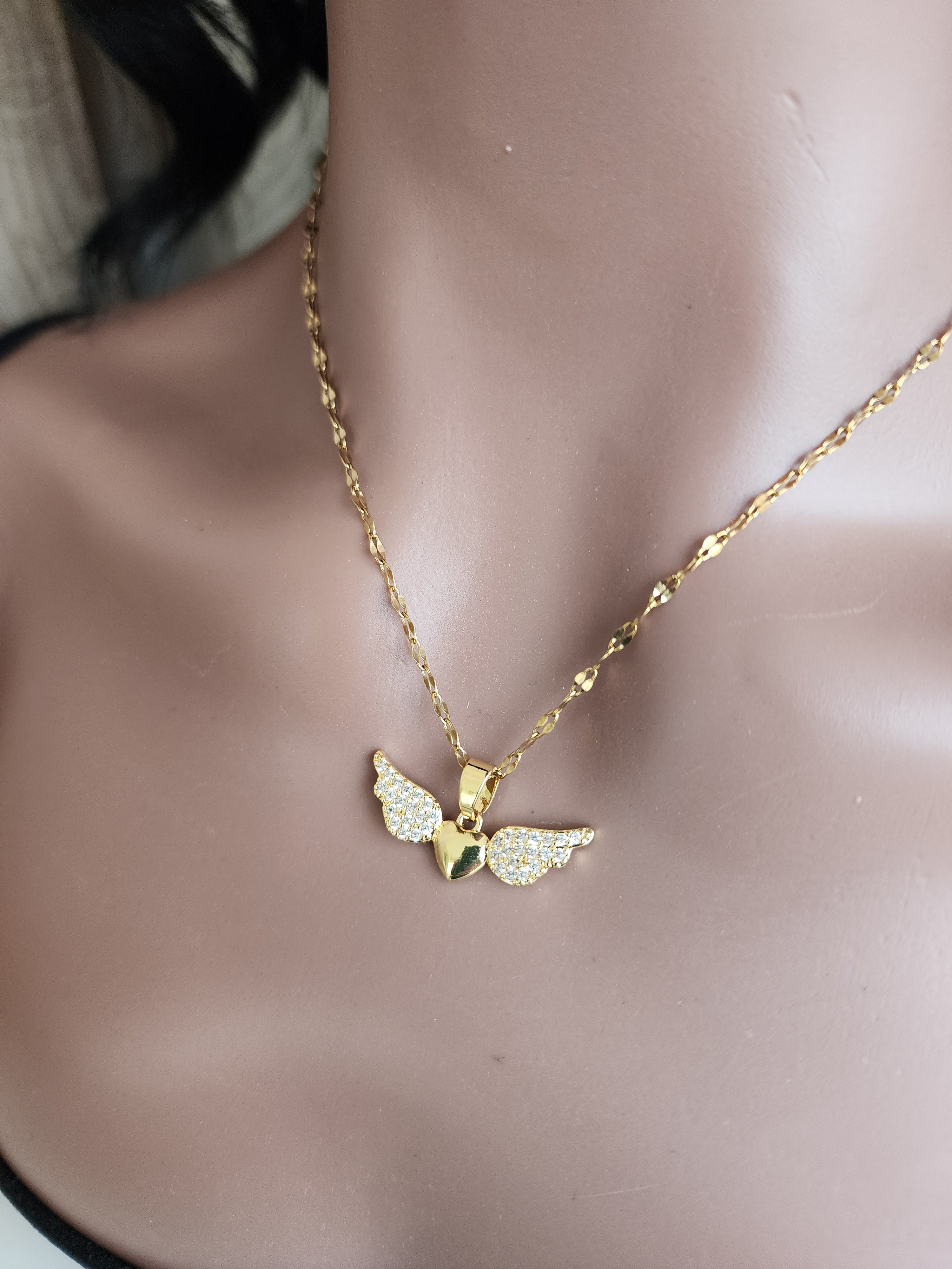 Collier Y pendentif cœur