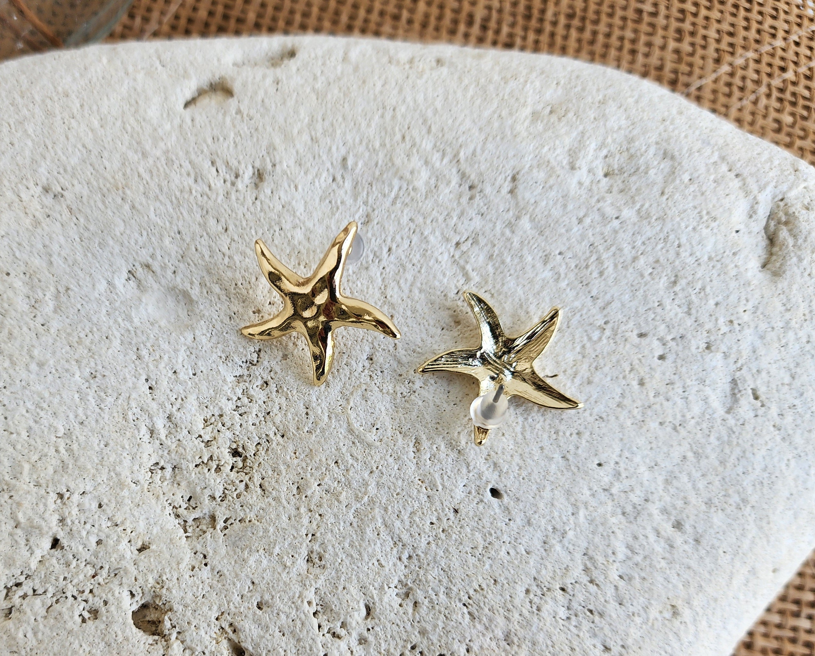 Boucles d'oreilles étoiles de mer