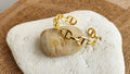 Bracelet jonc ajustable marine