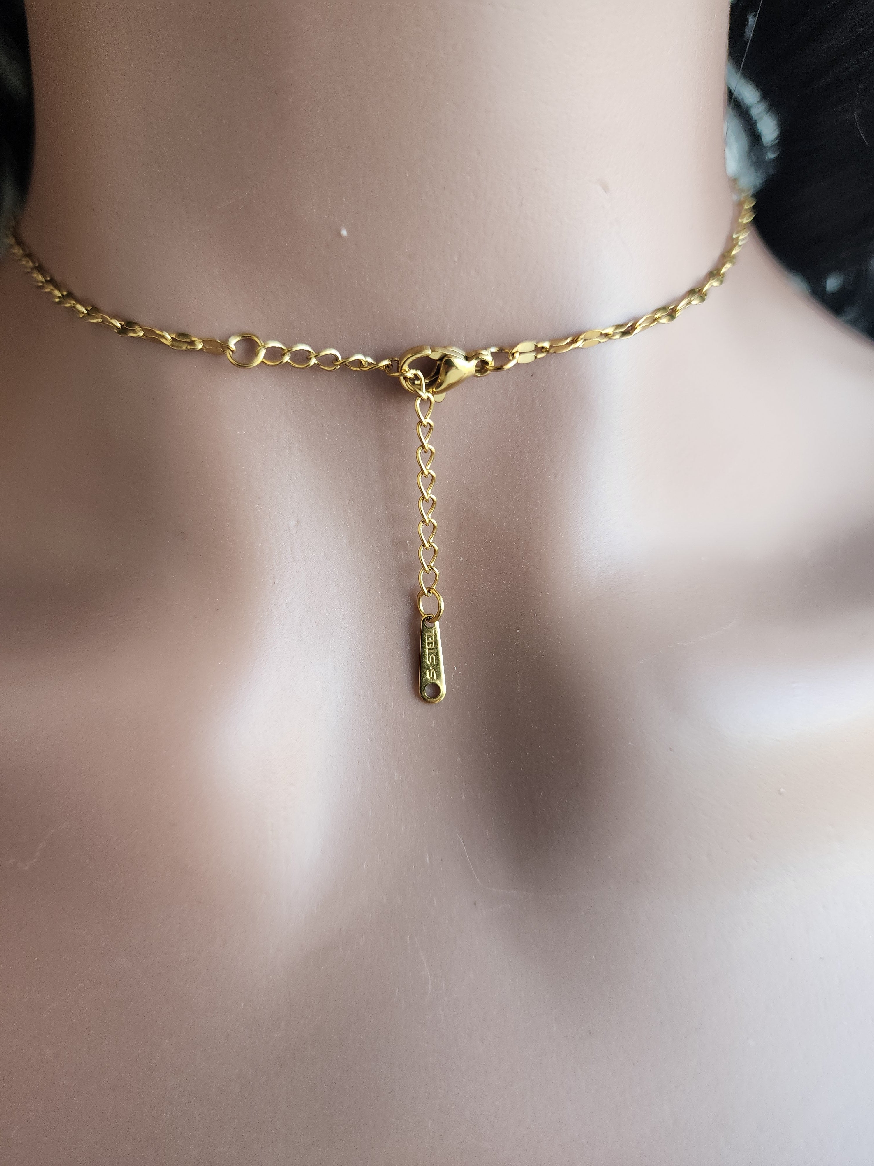 Collier pendentif cadena et clé