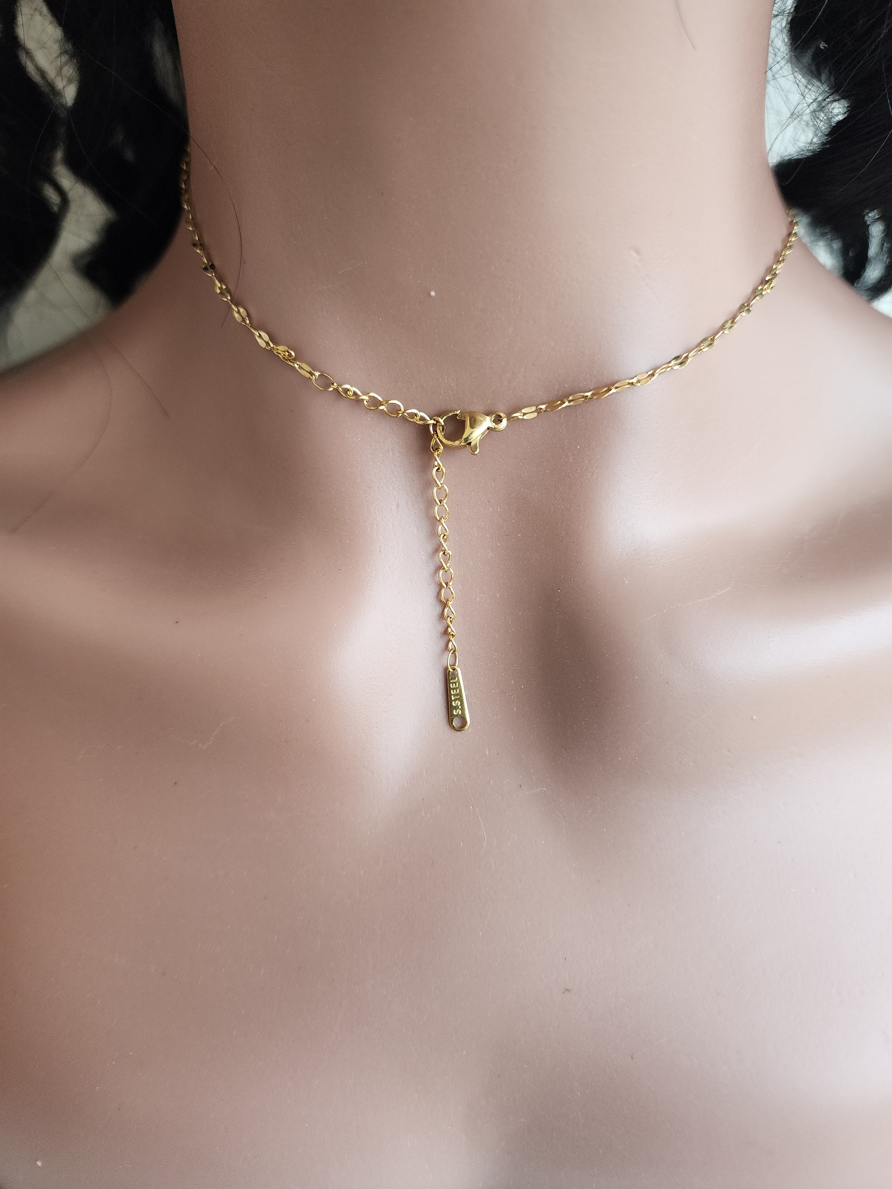 Collier pendentif cœur articulé