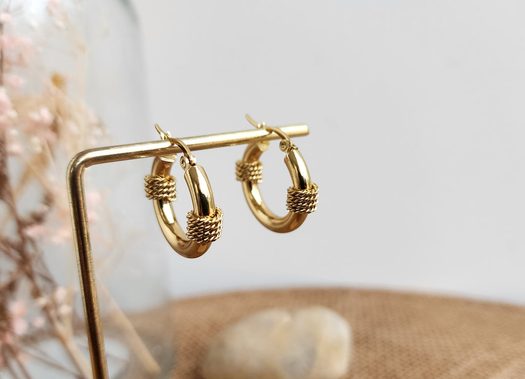 Boucles d'oreilles créoles