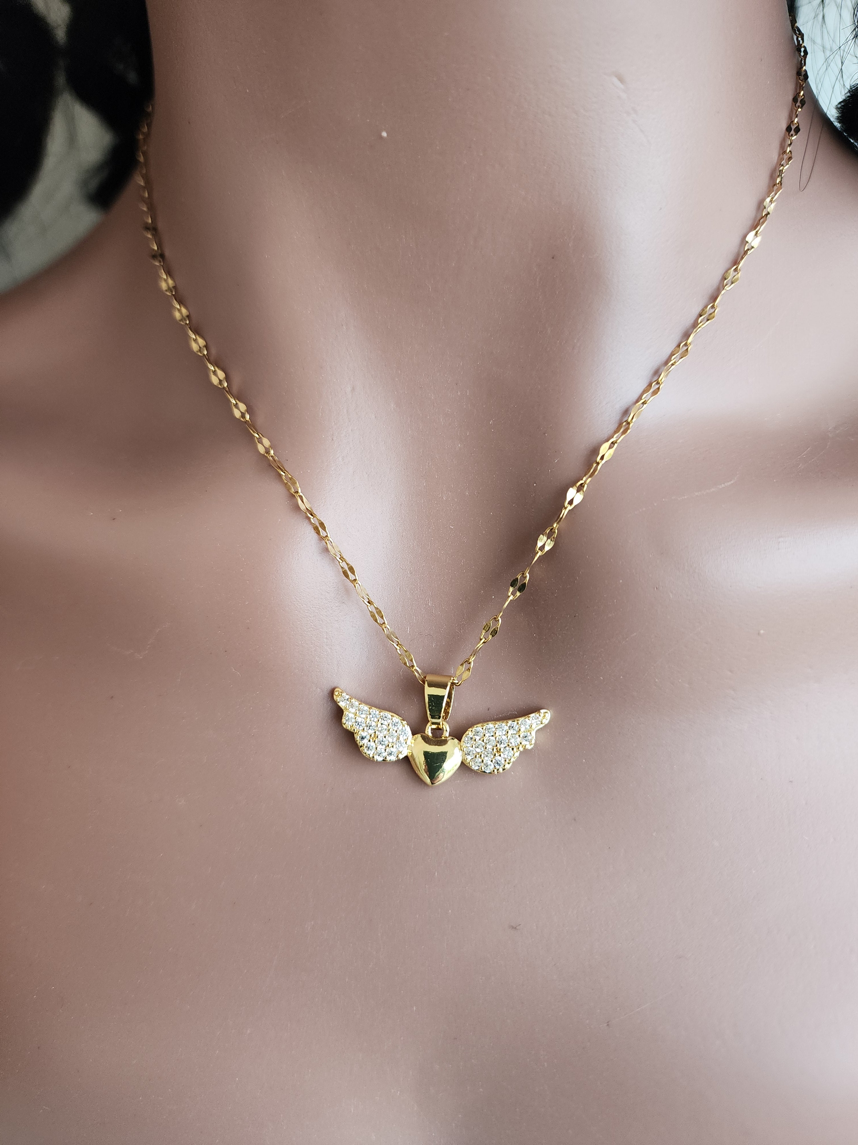 Collier Y pendentif cœur