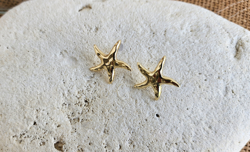 Boucles d'oreilles étoiles de mer