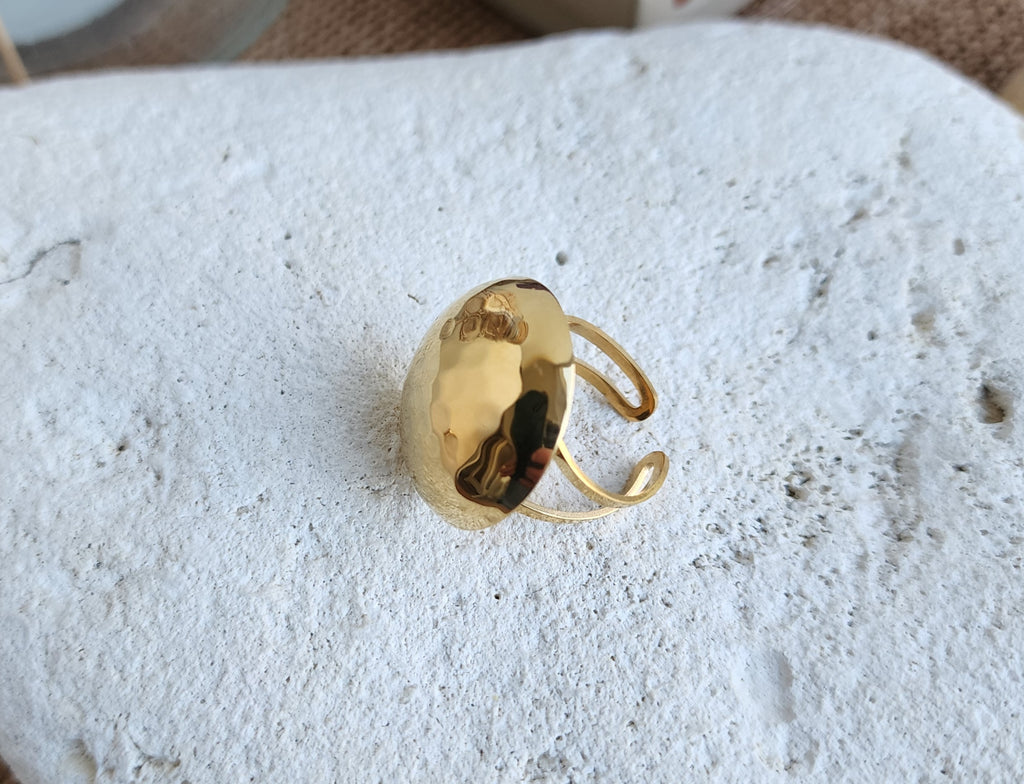 Bague ajustable bombé