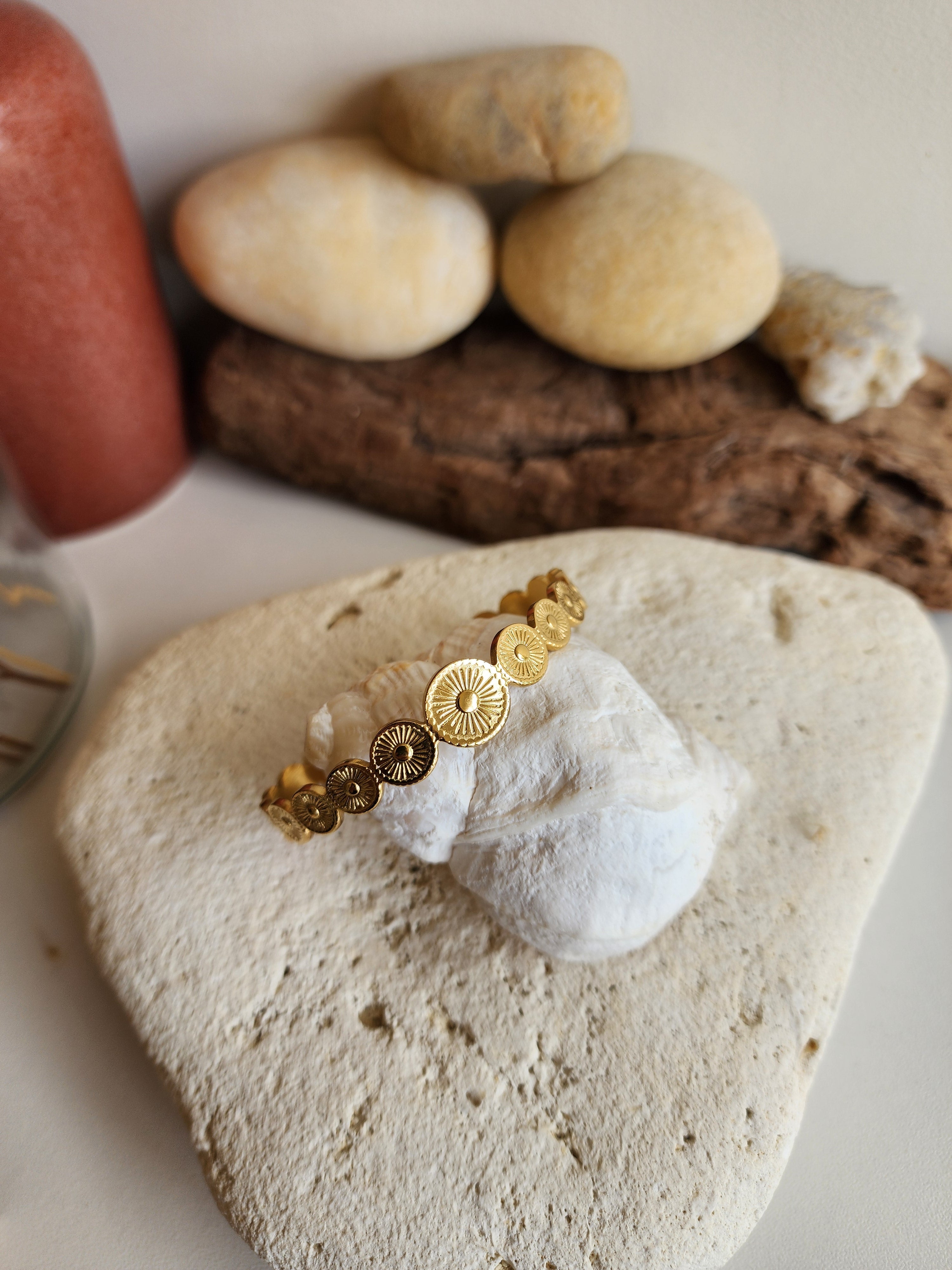 Bracelet jonc ajustable