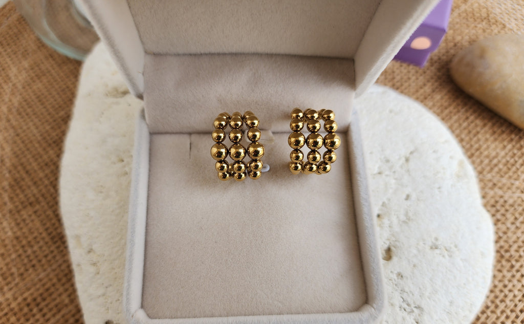 Boucles d'oreilles demi-créoles