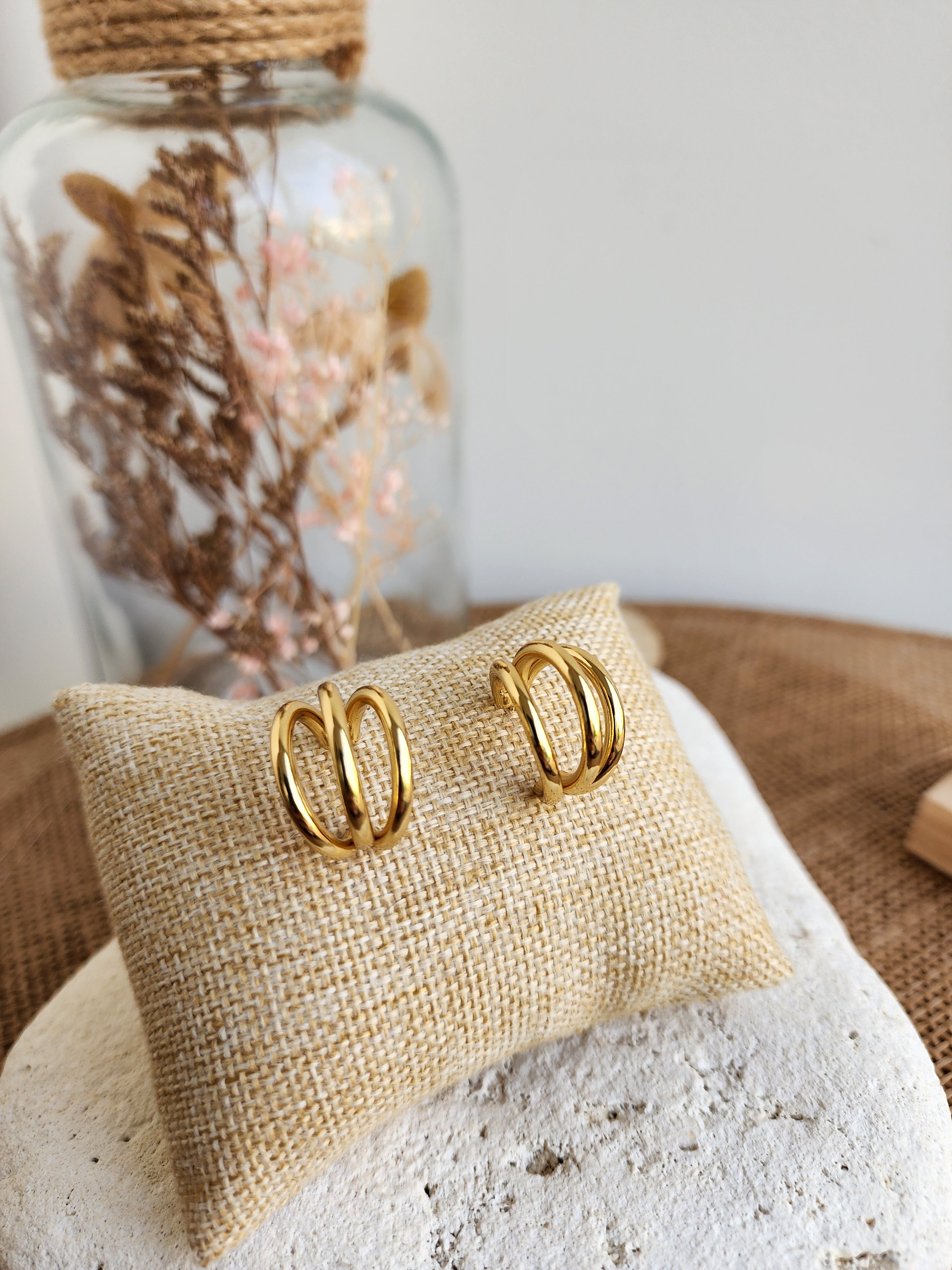 Boucles d'oreilles créoles