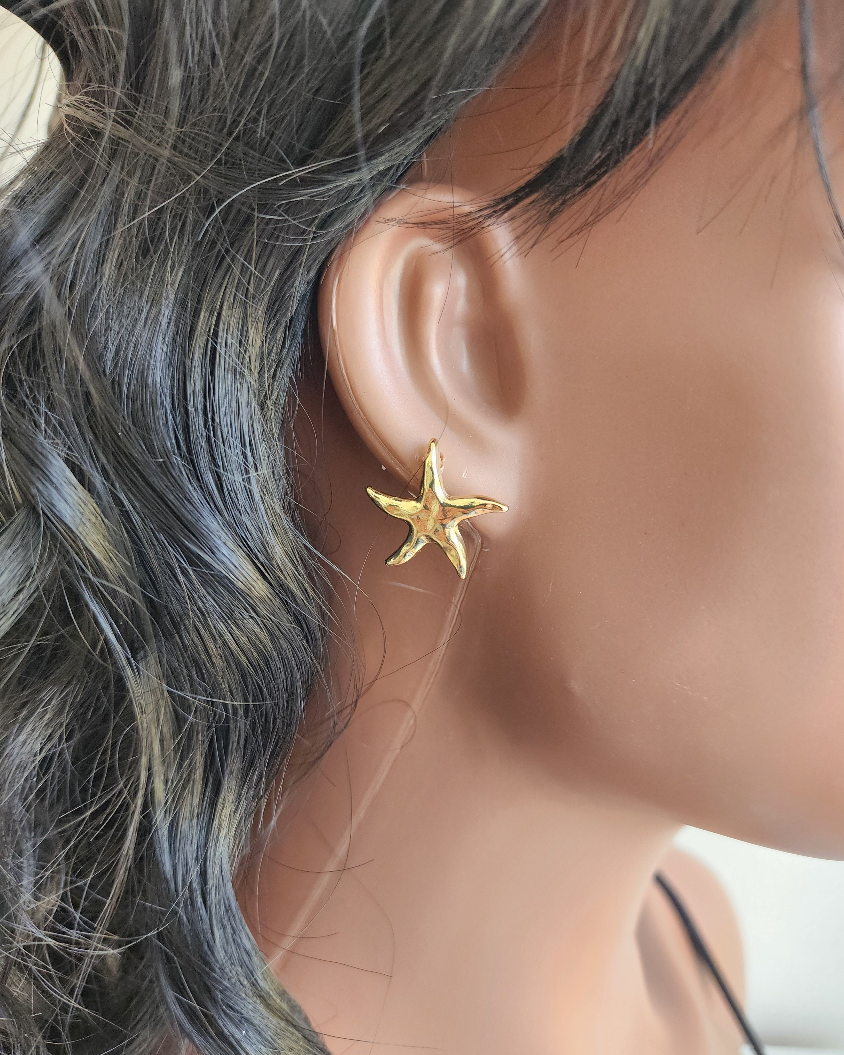 Boucles d'oreilles étoiles de mer