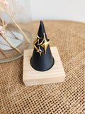Bague ajustable étoiles