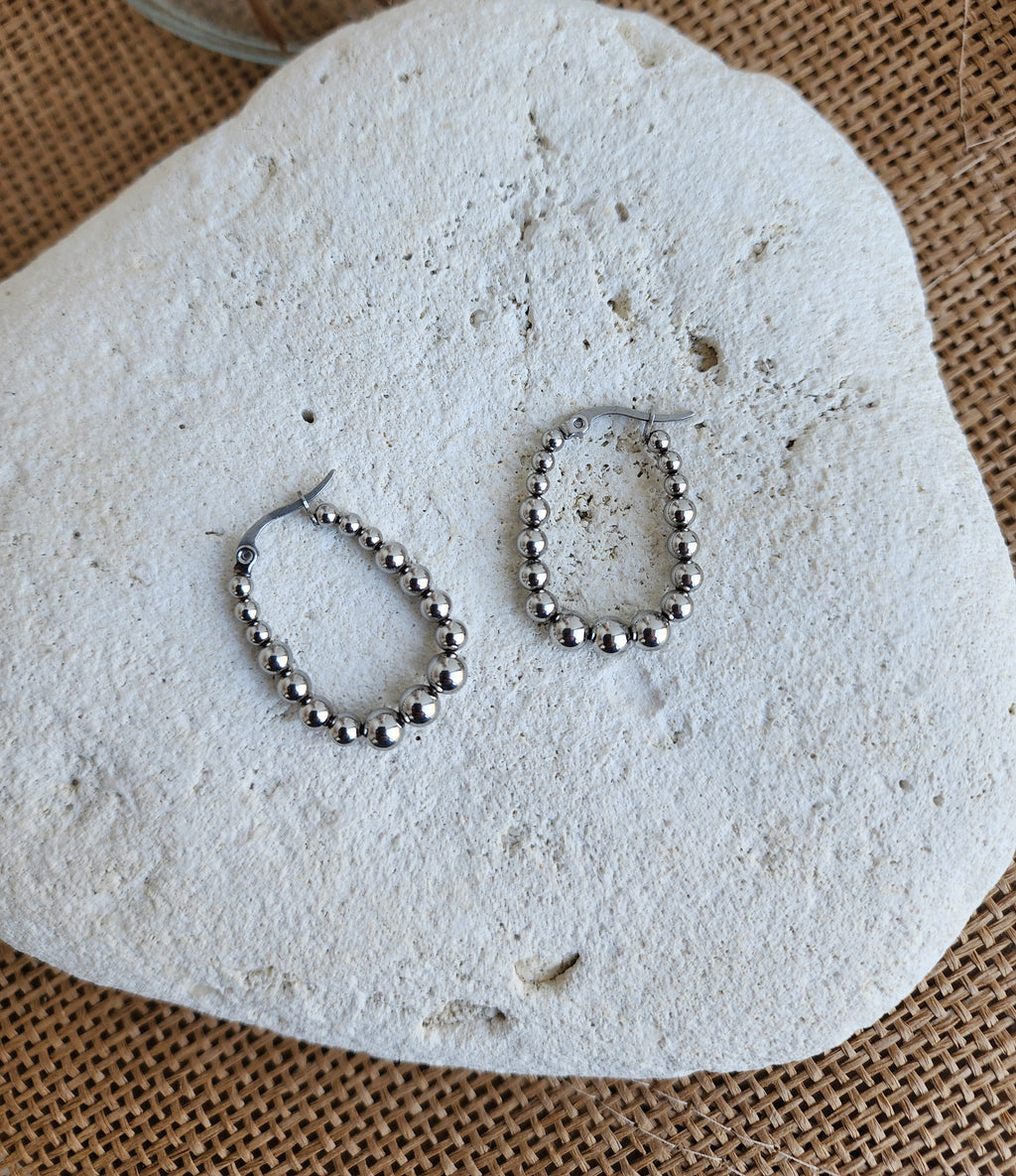 Boucles d'oreilles perlées