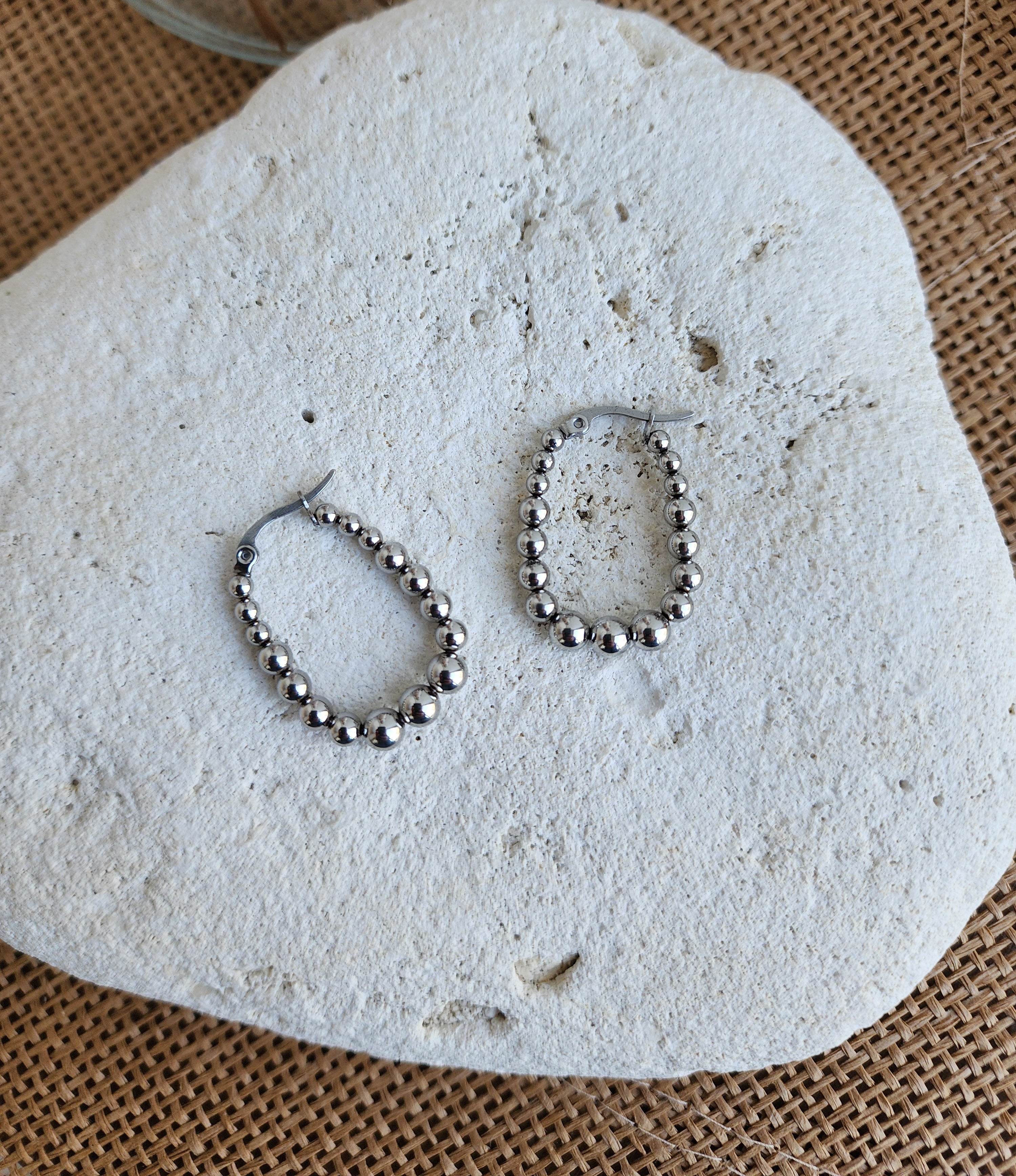 Boucles d'oreilles perlées