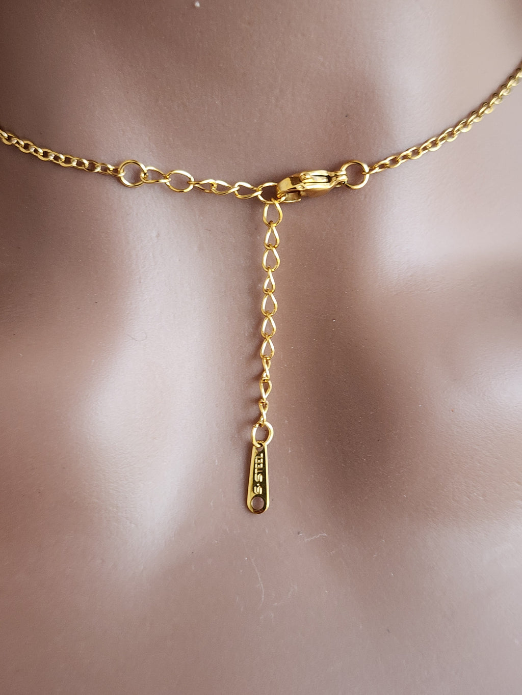 Collier trèfles diamants