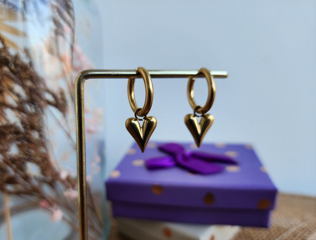Boucles d oreilles cœurs