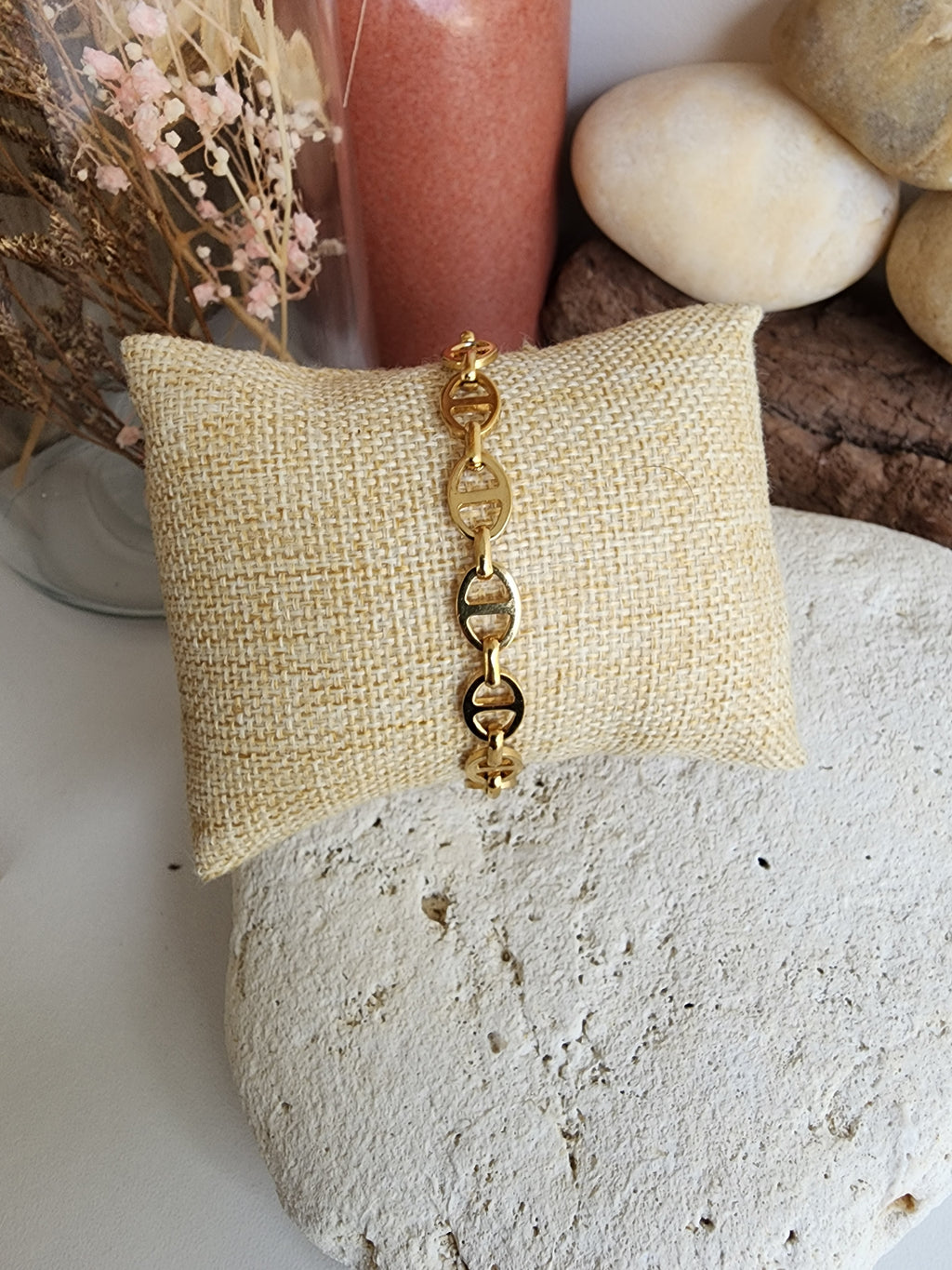 Bracelet maille marine