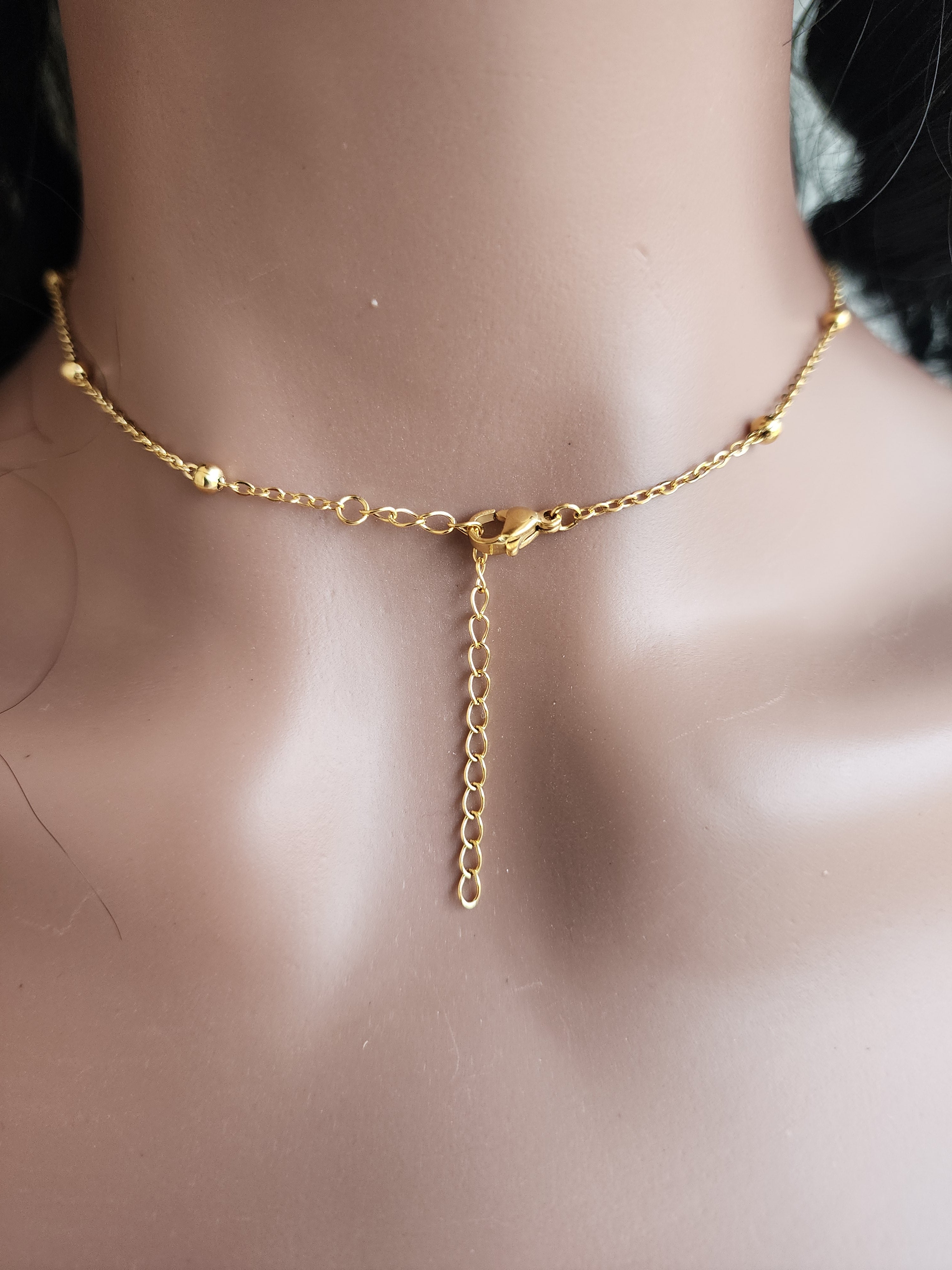 Collier Y pendentif cœur