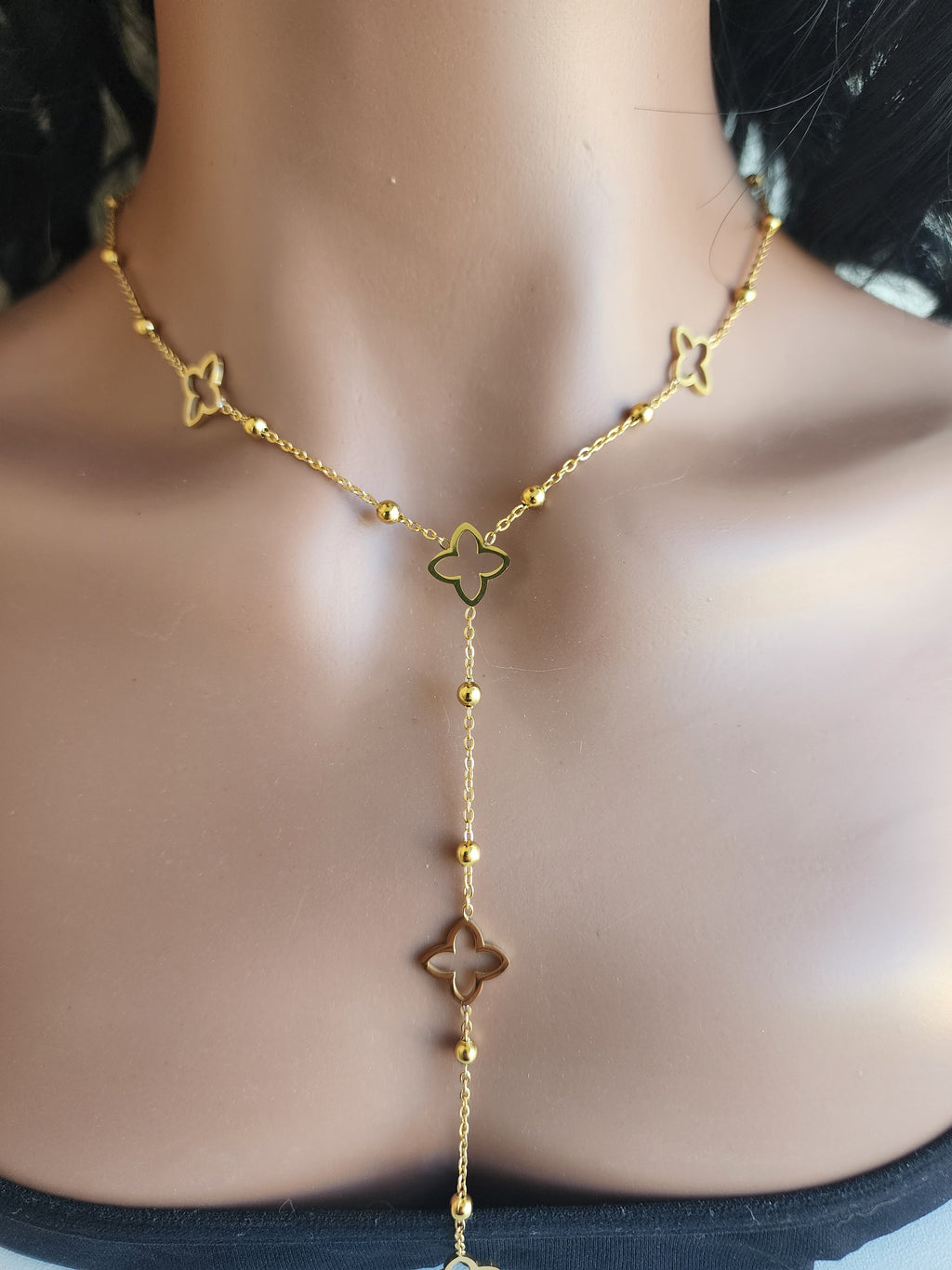 Collier Y trèfles