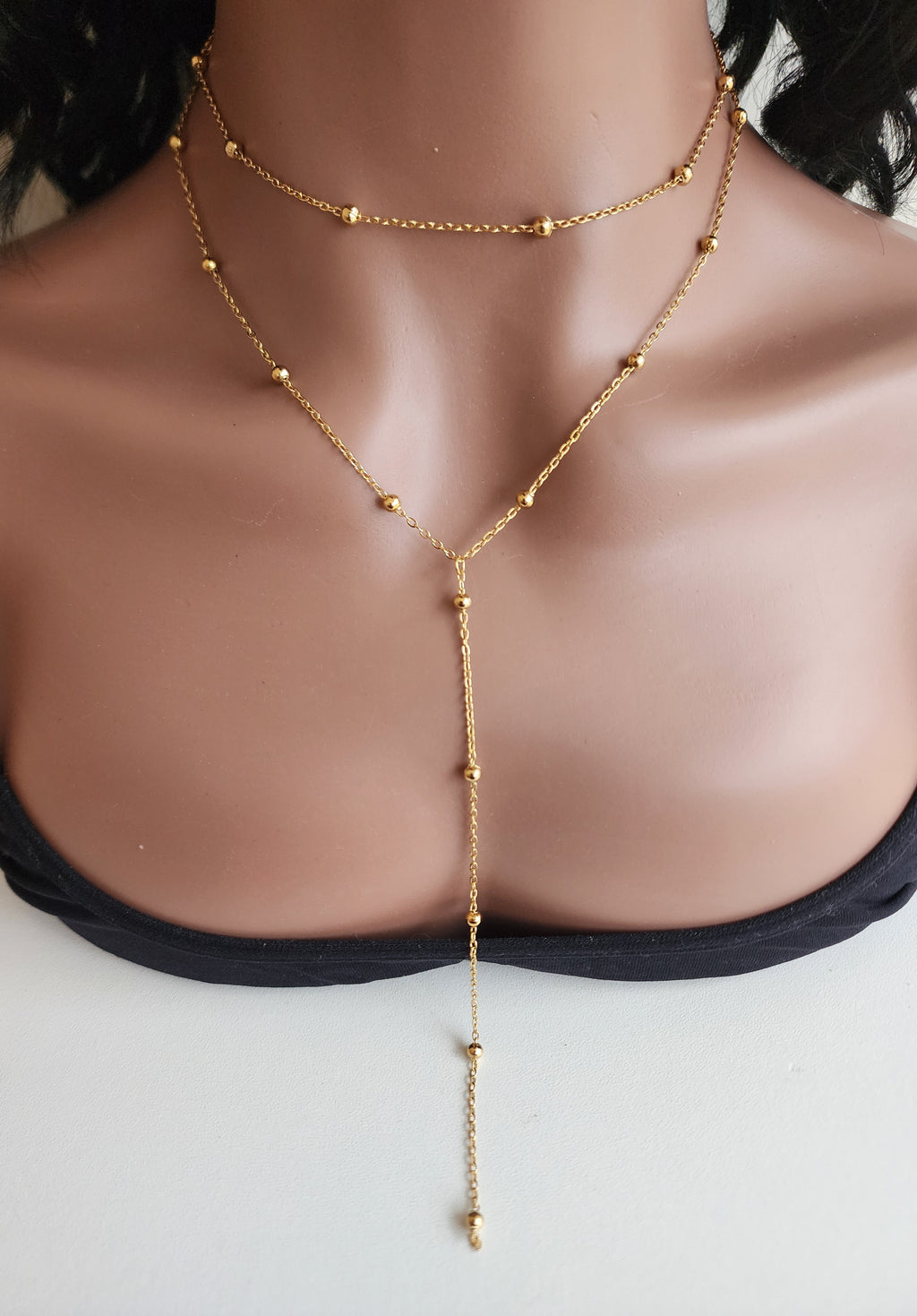 Collier Y double