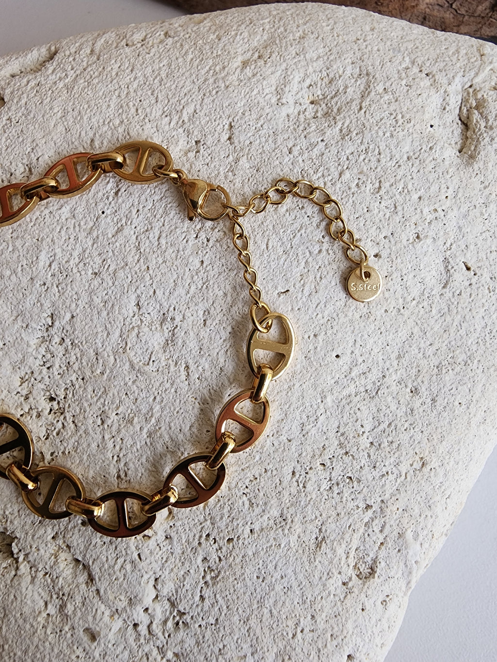 Bracelet maille marine