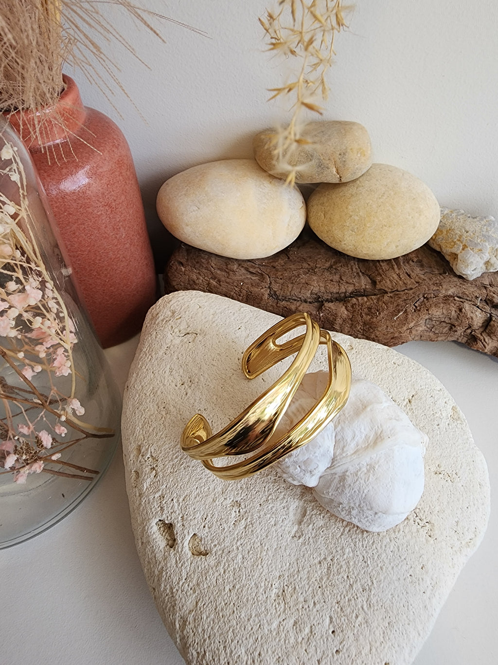 Bracelet jonc ajustable