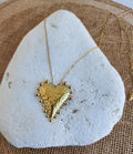 Collier sautoir pendentif cœur