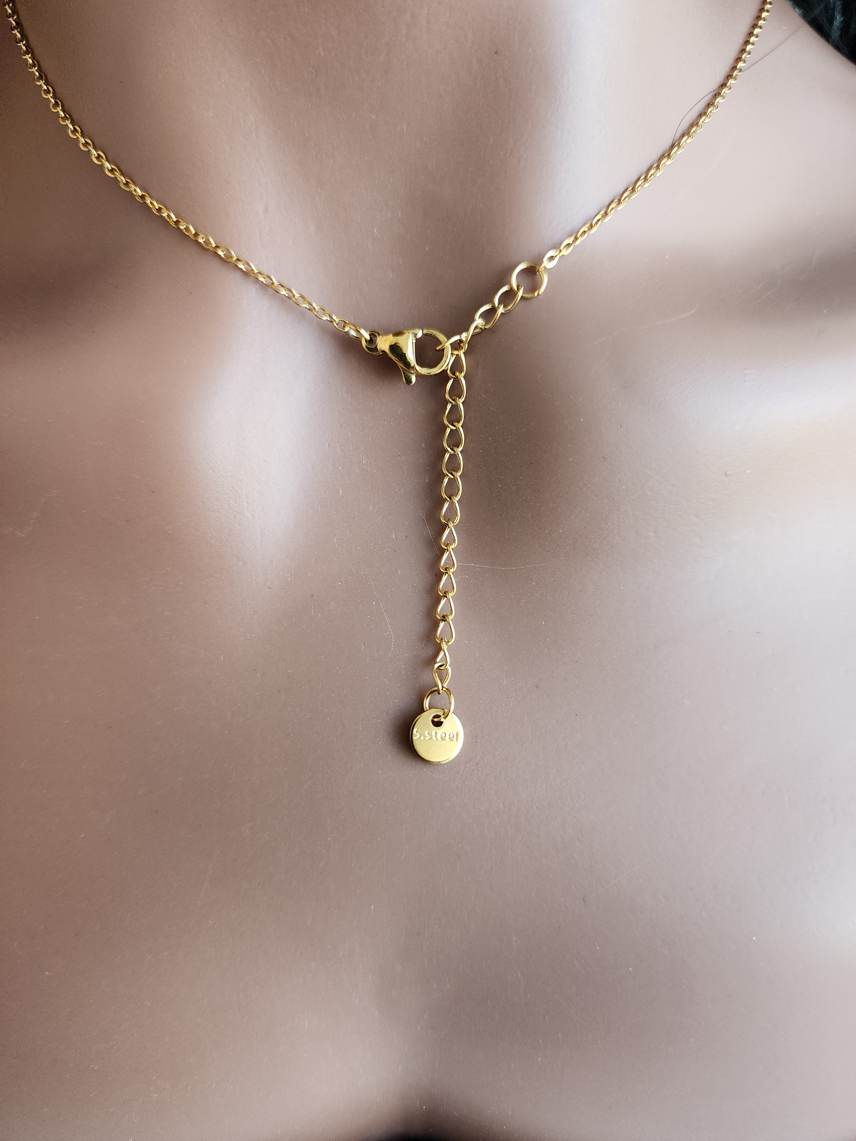 Collier pendentif anneau